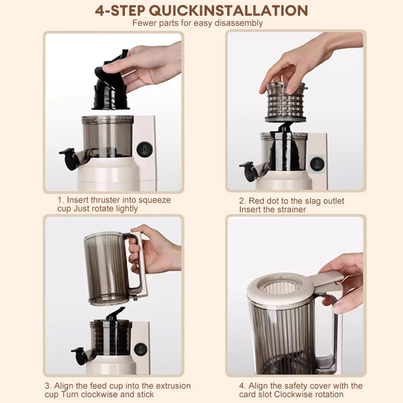 Automatic Electric Citrus Juicer for Fresh Home Juice