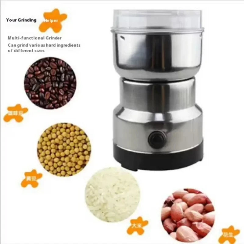 Electric Stainless Steel Multi-Purpose Grinder for Spices and Beans - 3