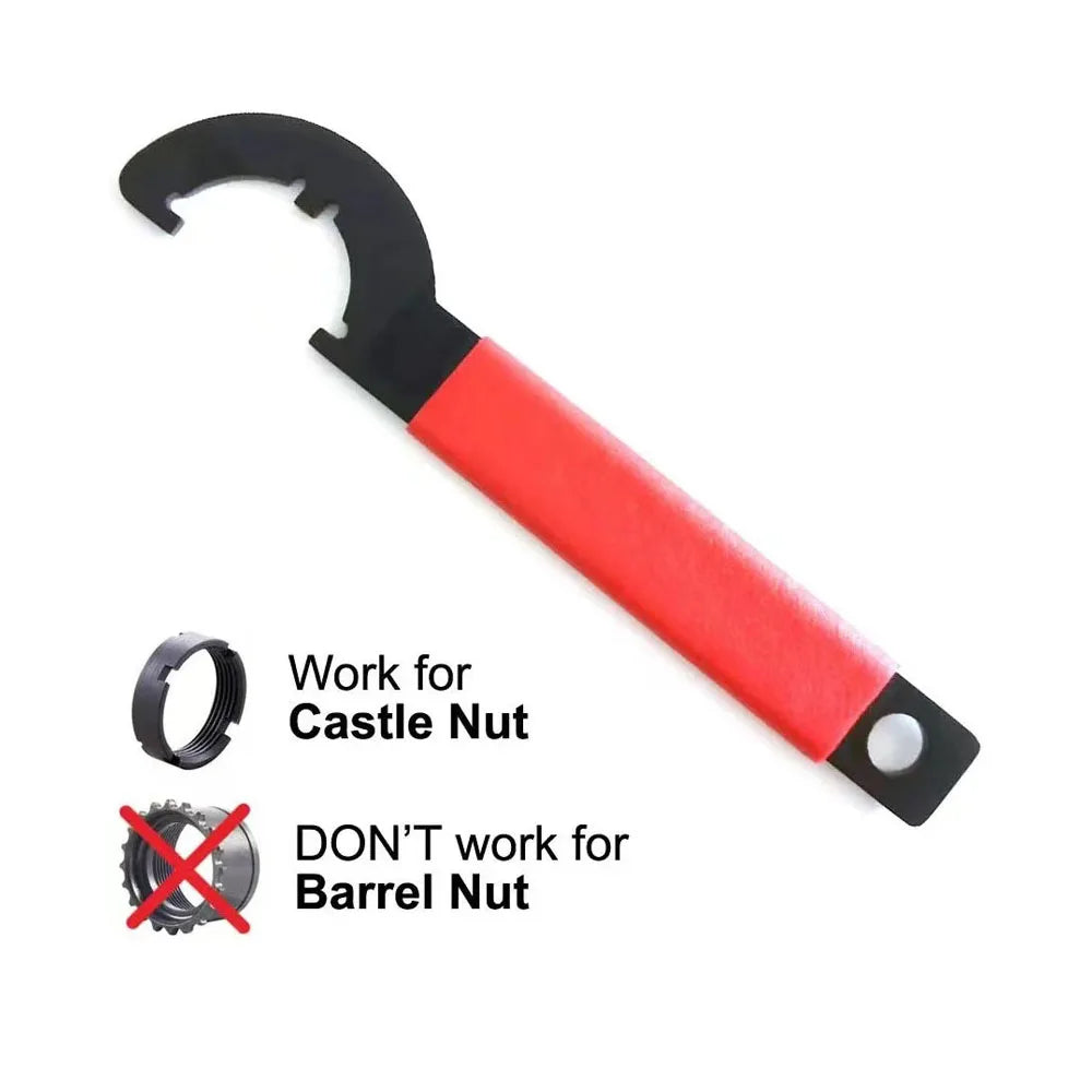 Heavy Duty Adjustable Hook Spanner Wrench Tool - 7