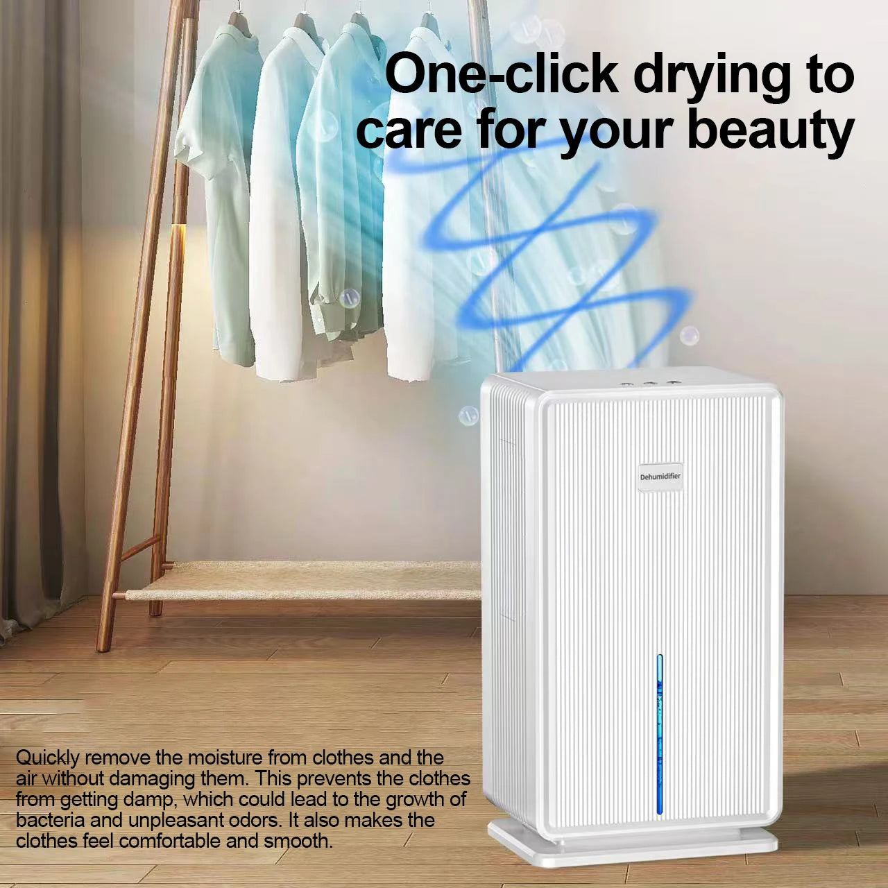 Electric Air Dehumidifier for Home and Basement - 3
