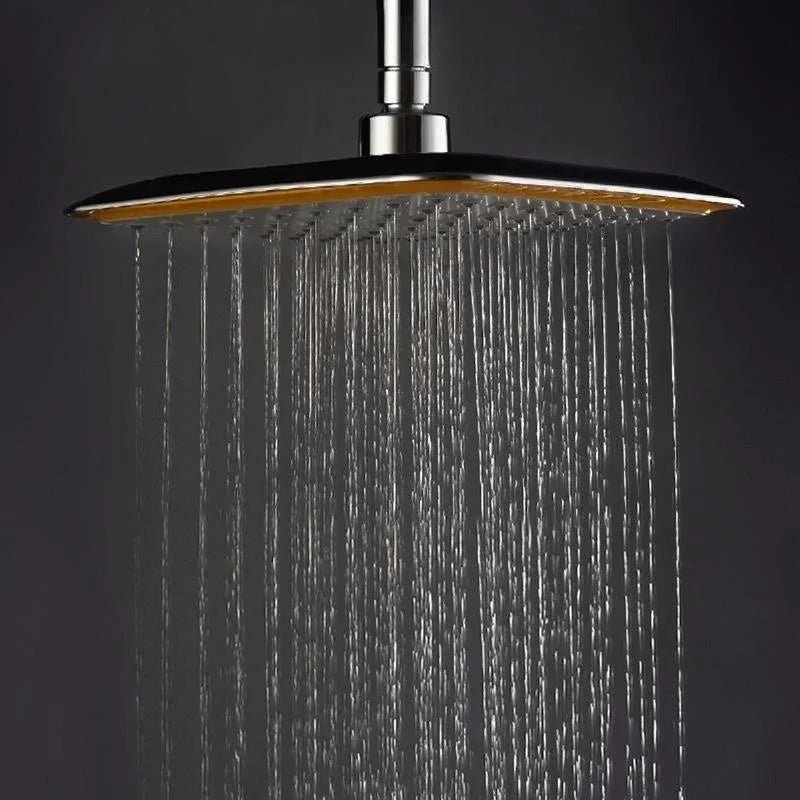 8-Inch Square Rainfall Shower Head with Extension Arm - 7