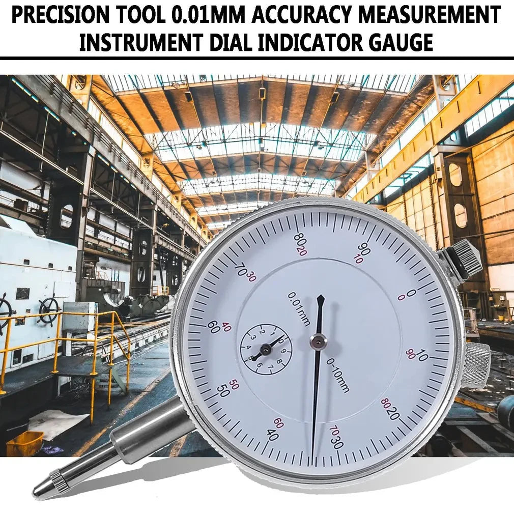 Precision Dial Indicator Gauge Tool 0-10mm - 3