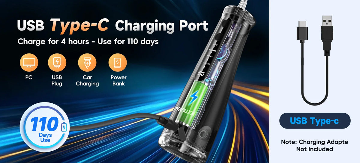 Portable Cordless Water Flosser for Teeth Cleaning
