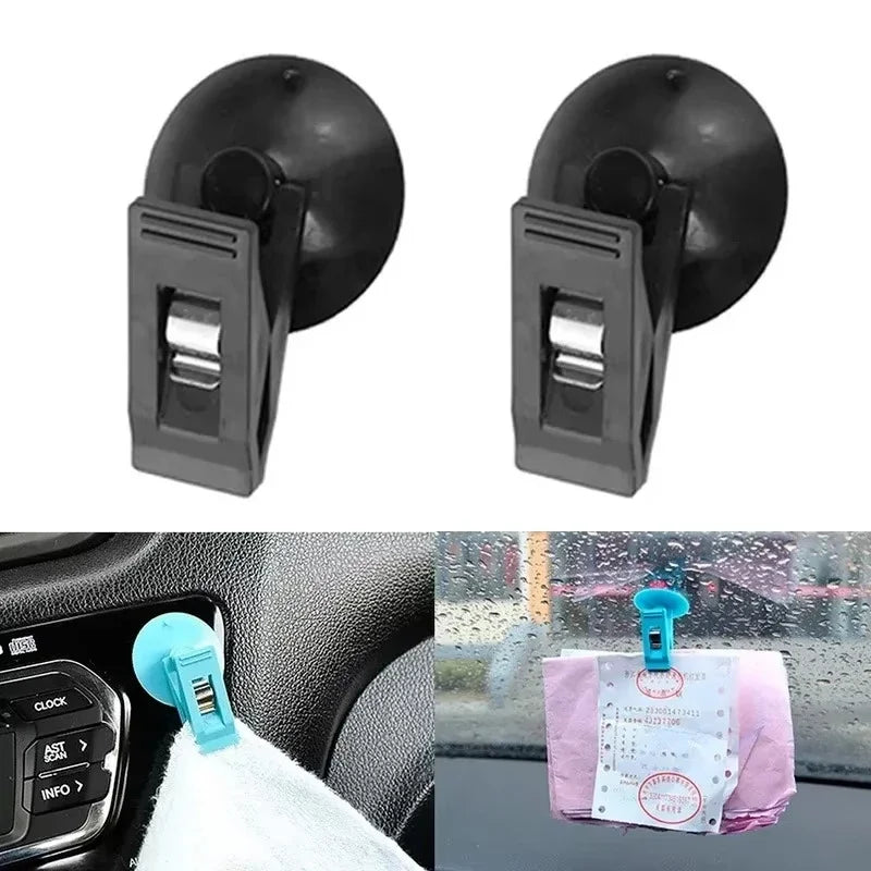 Multipurpose Car Window Suction Cup Clips