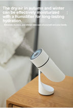 Portable Wireless Desktop Air Humidifier with Adjustable Mist