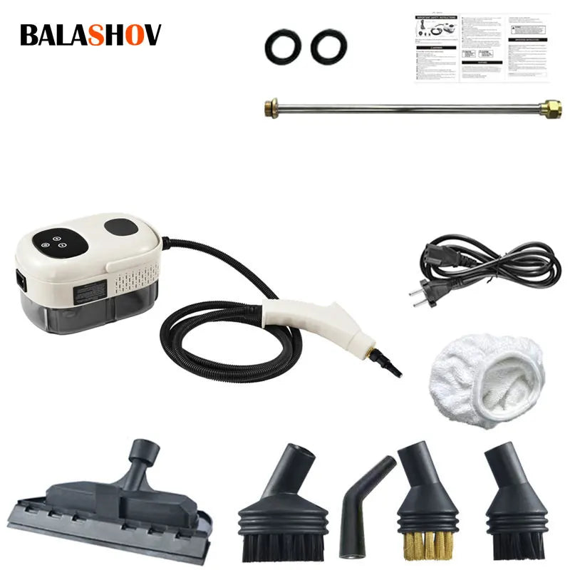 High-Pressure Portable Steam Cleaner for Home and Car