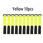 Reusable Fishing Rod Tie Straps for Organized Gear (10 Pack)