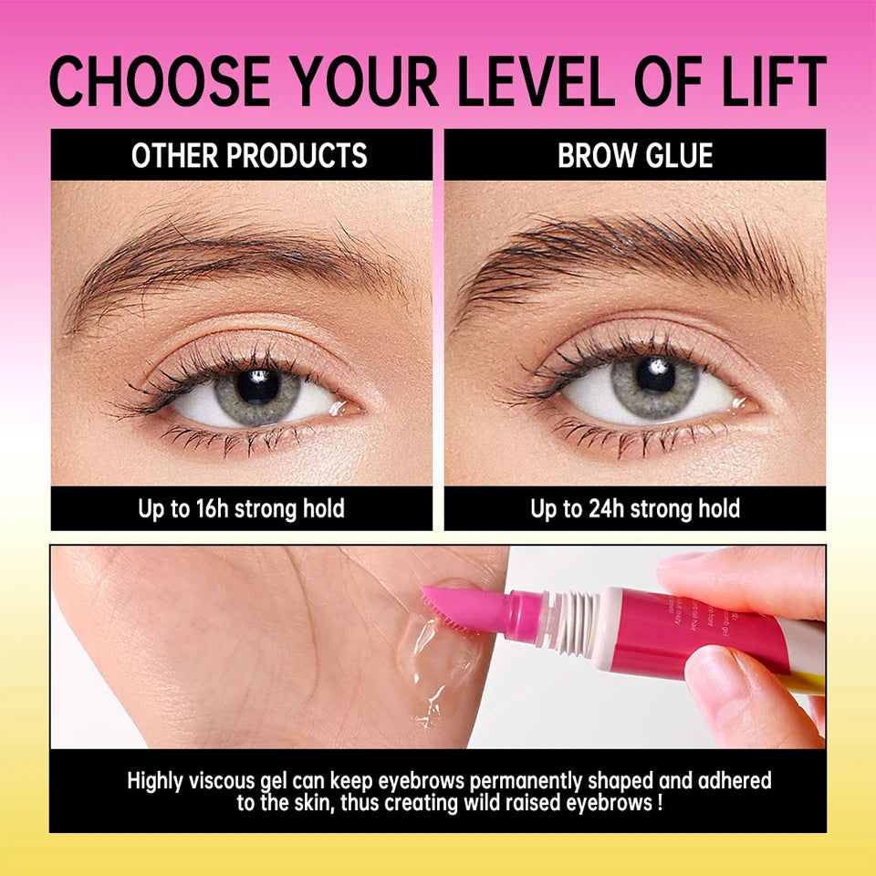 Long-Lasting Eyebrow Lamination Styling Gel