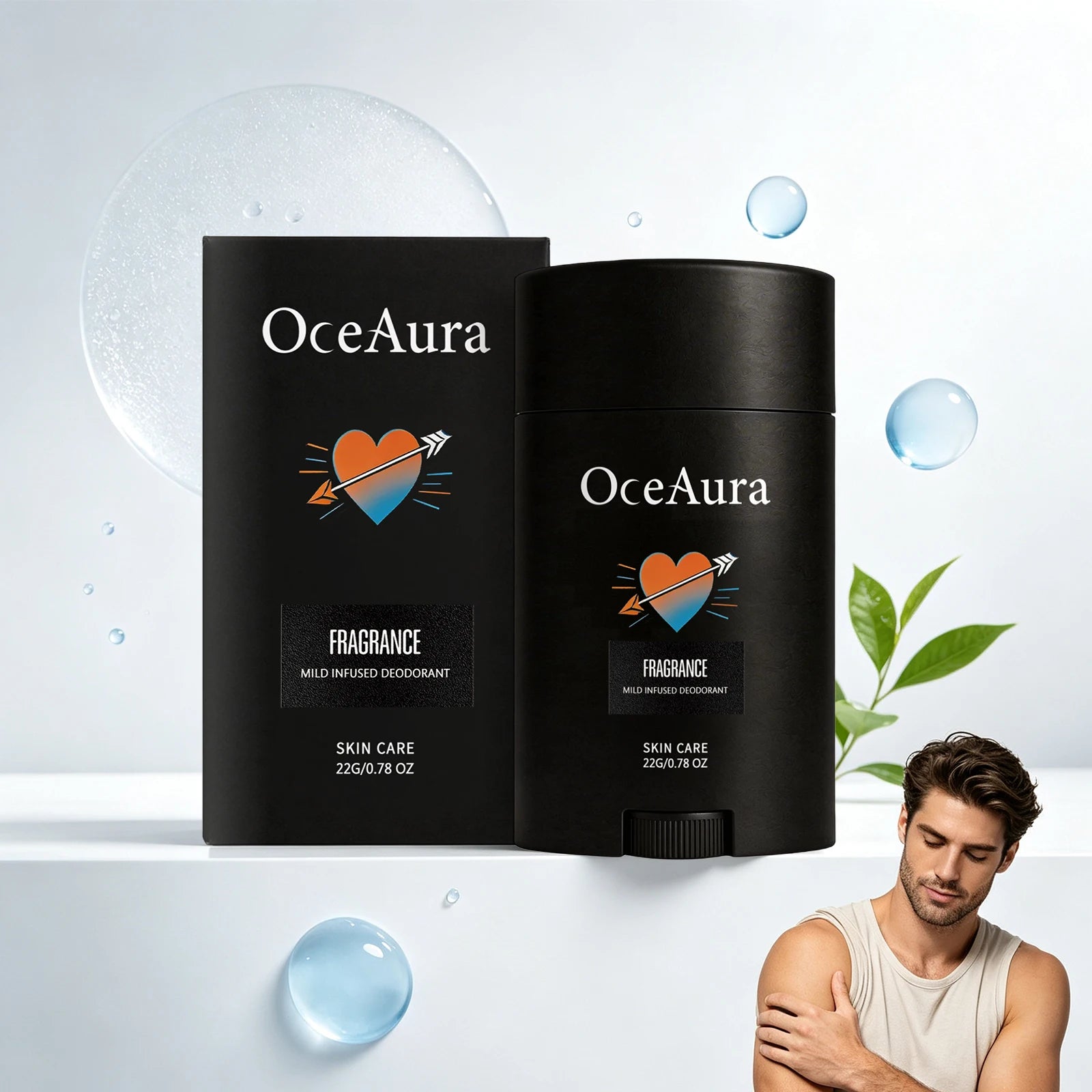 Long-Lasting Solid Deodorant Stick for Men - 5