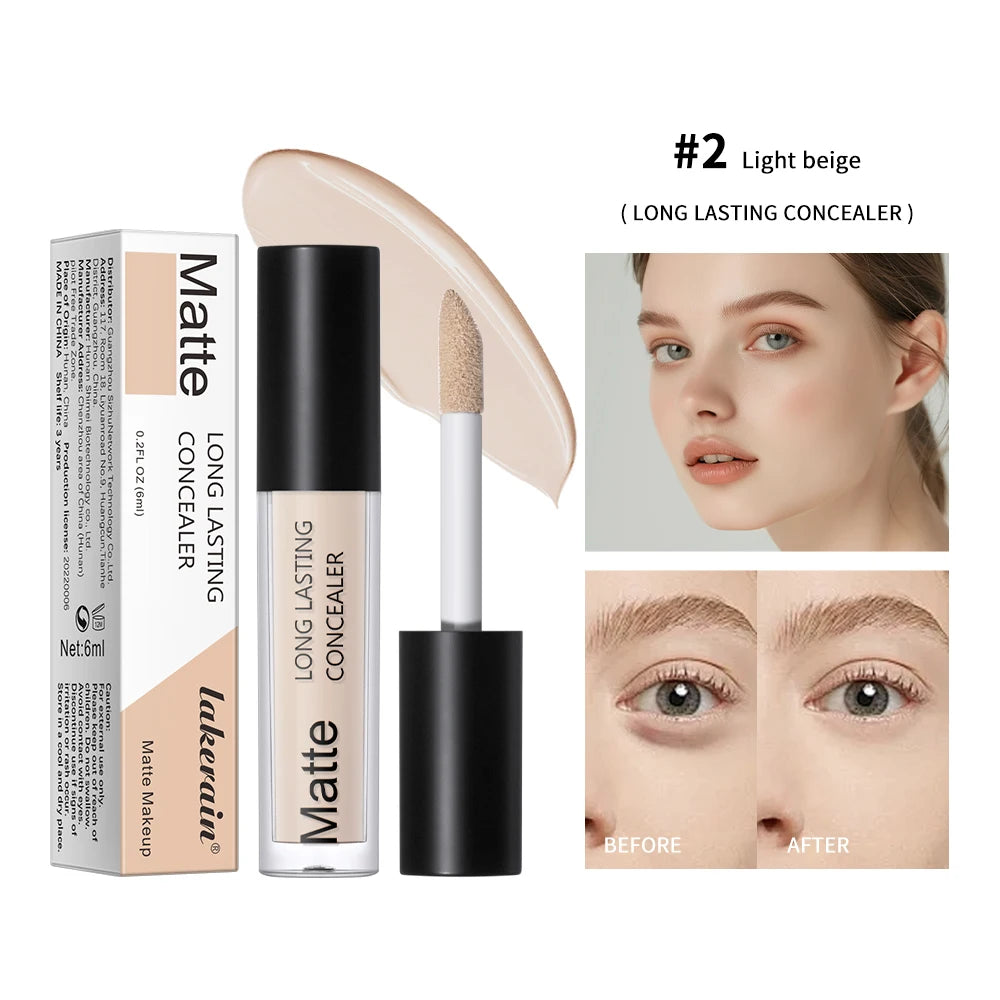 Full Coverage Matte Liquid Concealer for All Skin Types - 23
