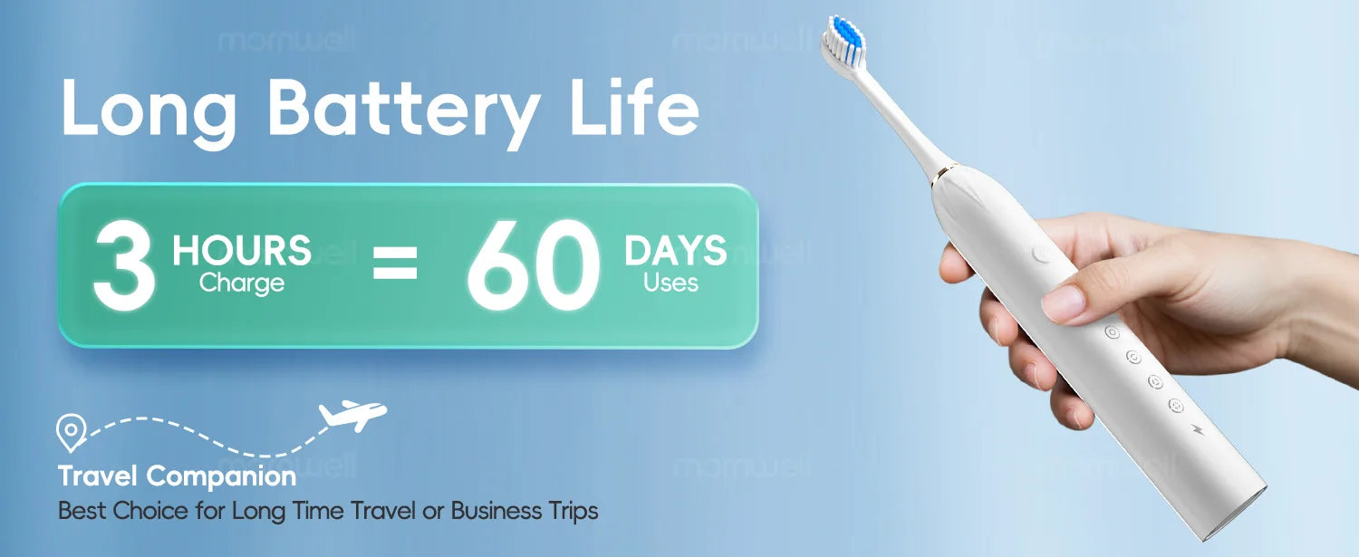 Portable Water Flosser and Electric Toothbrush Oral Care Set - 19