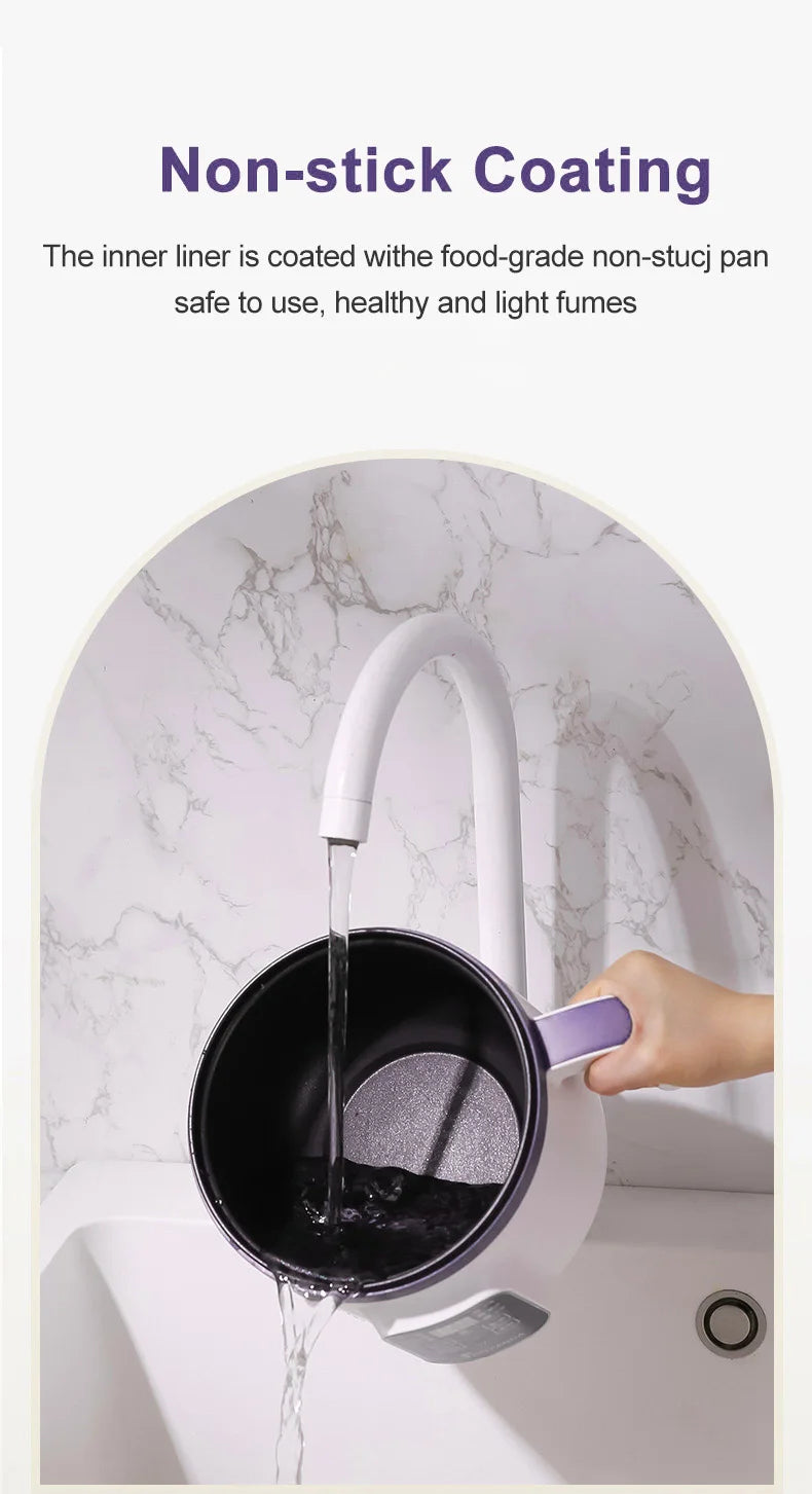 Compact Multi-Function Electric Rice Cooker for Home