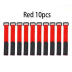 Reusable Fishing Rod Tie Straps for Organized Gear (10 Pack)