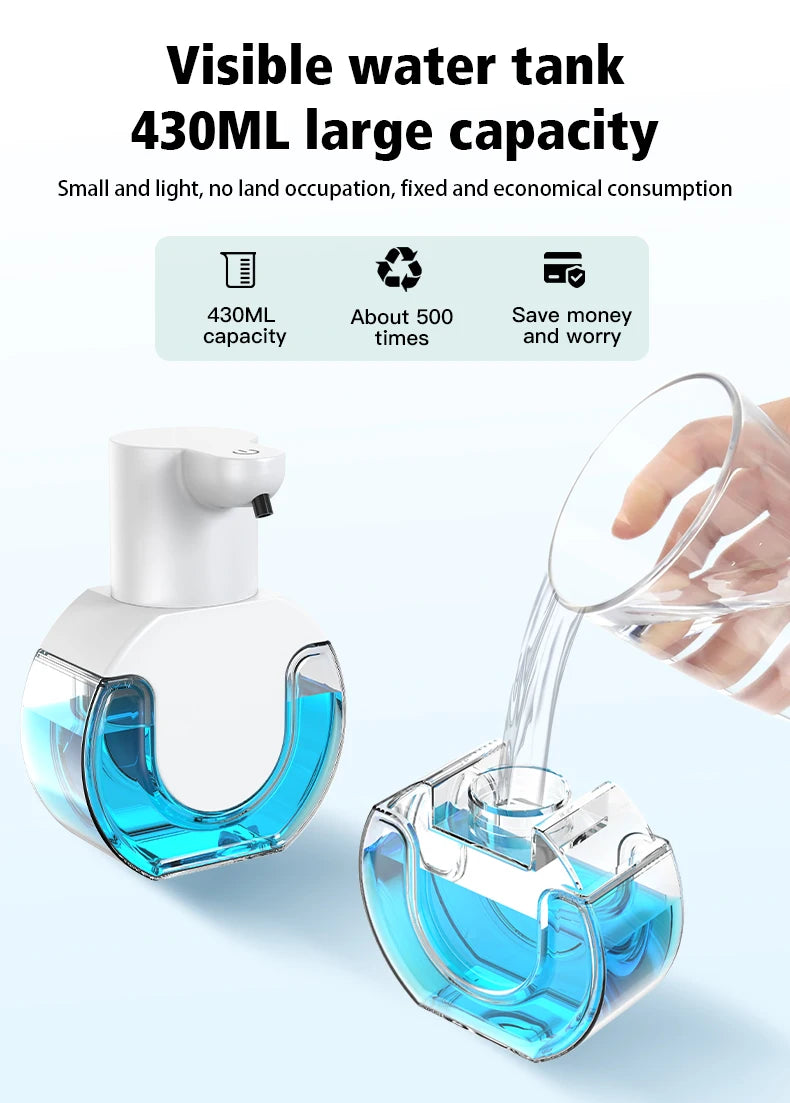 Automatic Touchless Foam Soap Dispenser for Bathroom - 12