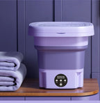 Portable Folding Washing Machine for Underwear and Socks