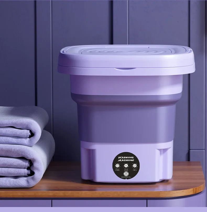 Portable Folding Washing Machine for Underwear and Socks