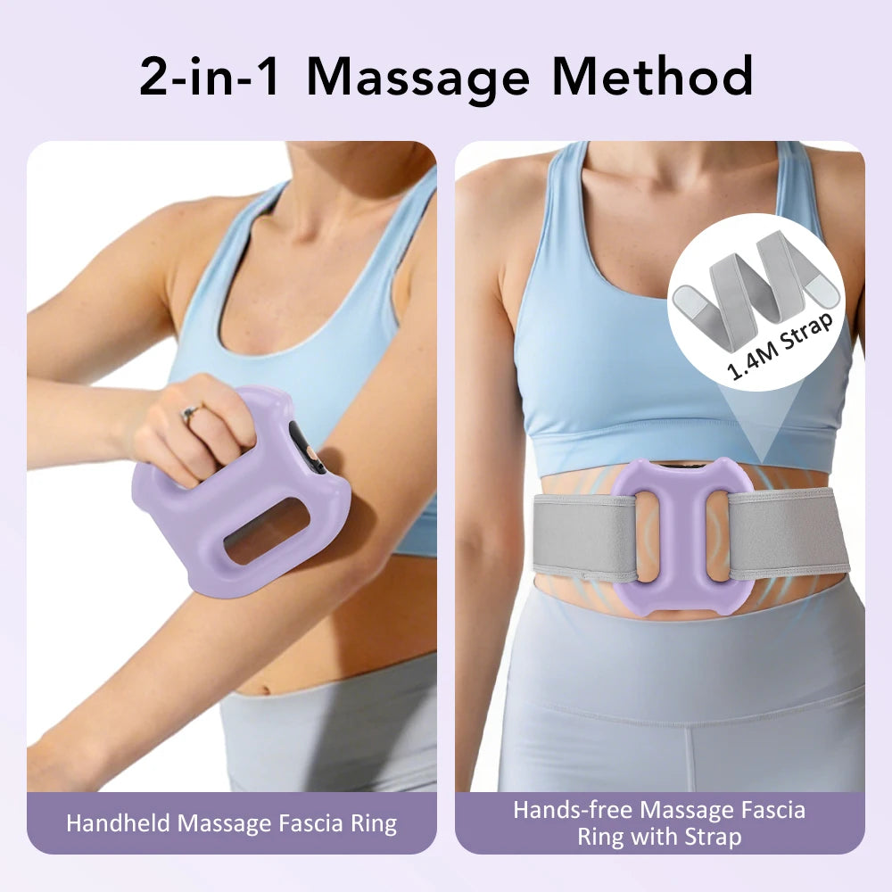 Electric Vibration Body Shaping Fascia Massage Ring
