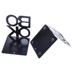 Heavy Duty Metal Bookends for Shelves