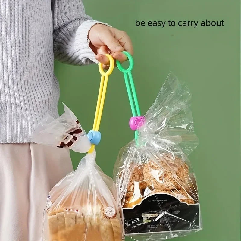 Reusable Elastic Food Bag Sealing Clips - 7
