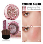 Spherical Powder Bead Blush for Natural Glowing Makeup