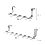 Stainless Steel Over-Cabinet Door Towel Rack