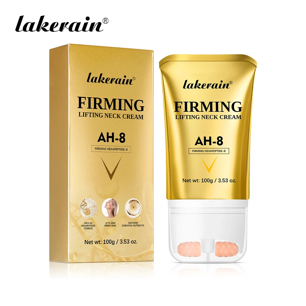 Firming Lifting Neck Cream with Integrated Massage Roller