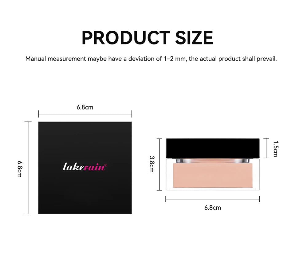 Matte Finish Oil Control Loose Baking and Setting Powder