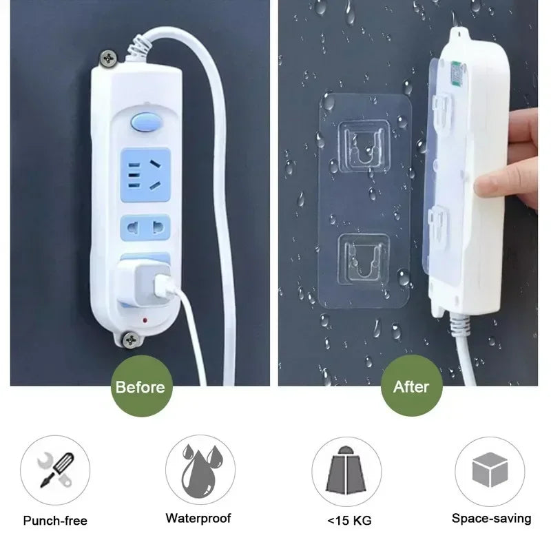 Double-Sided Adhesive Wall Hooks for Storage
