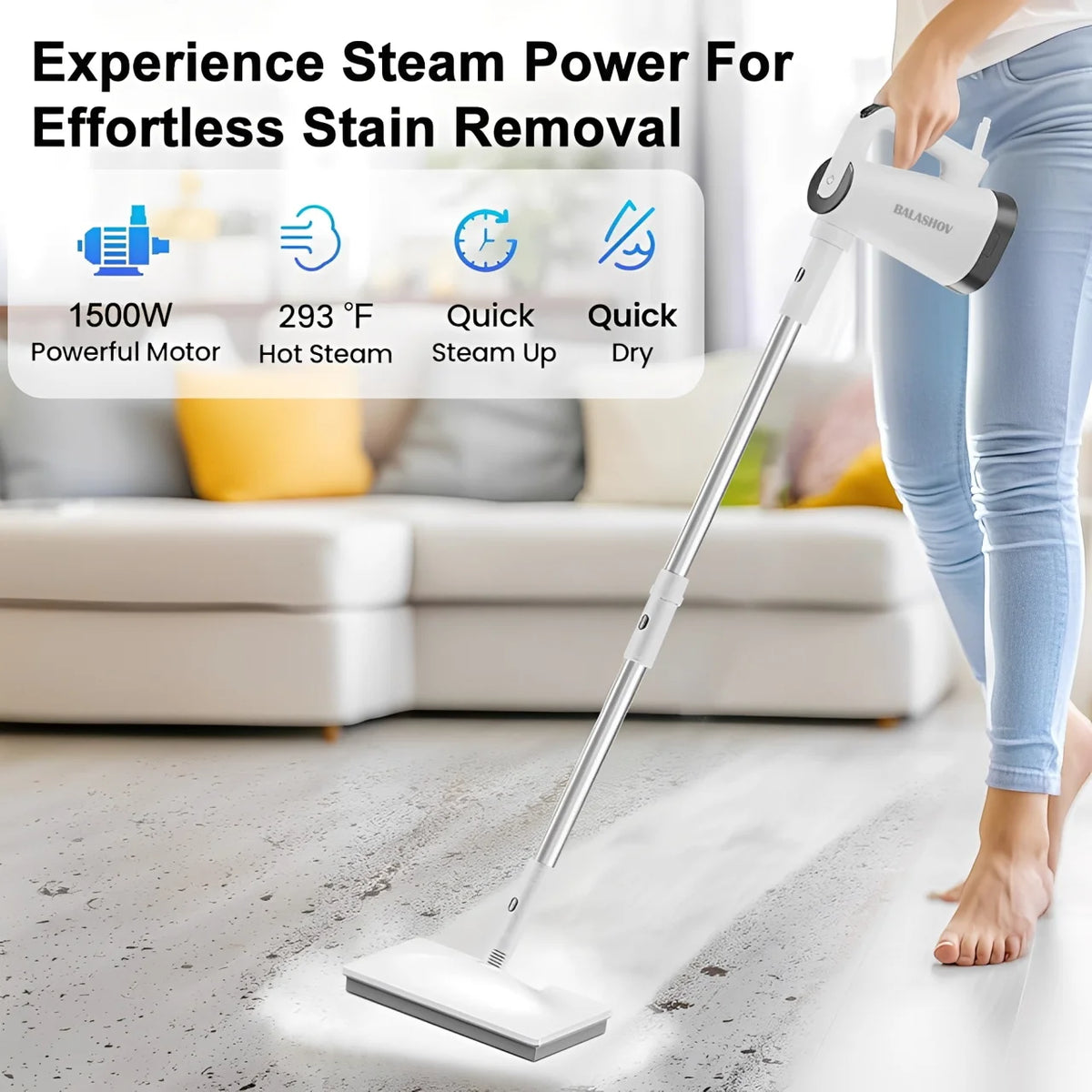 Multipurpose Handheld Steam Cleaner for Home and Car