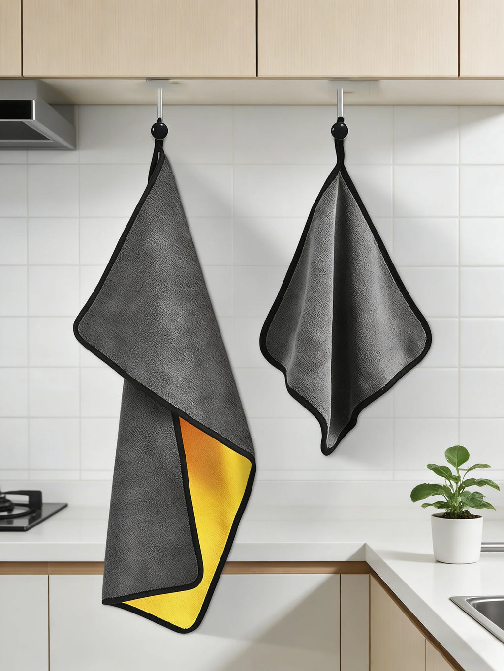 Ultra-Absorbent Microfiber Cleaning Towels for Home and Car