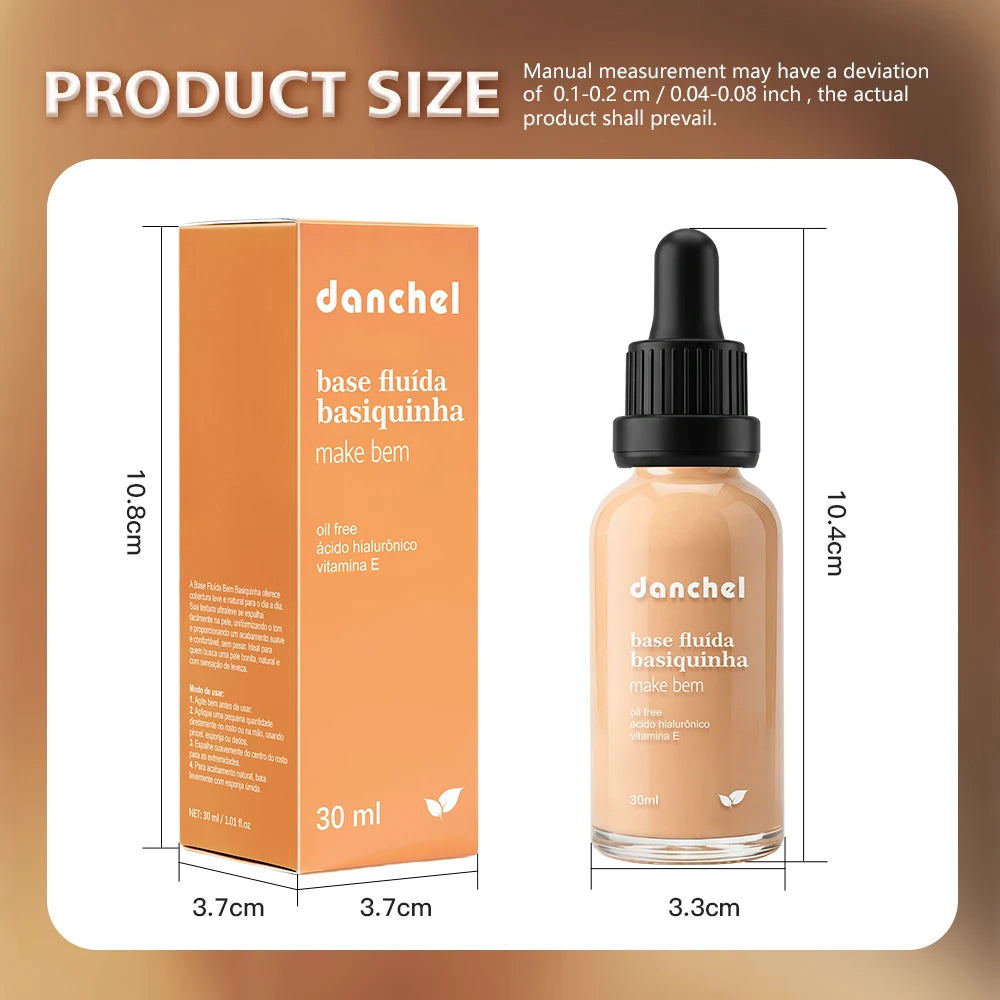 Matte Lightweight Liquid Foundation for Flawless Poreless Skin - 16