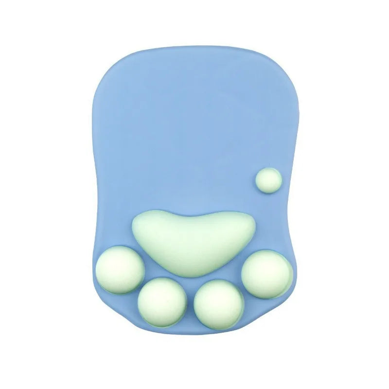 Ergonomic Cat Paw Wrist Rest Mouse Pad