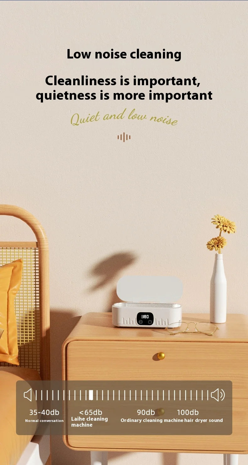 Portable Ultrasonic Jewelry and Glasses Cleaner