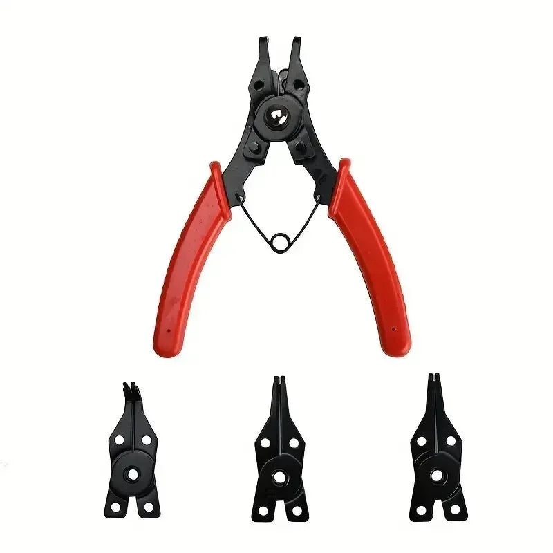 4-in-1 Interchangeable Circlip Pliers Set