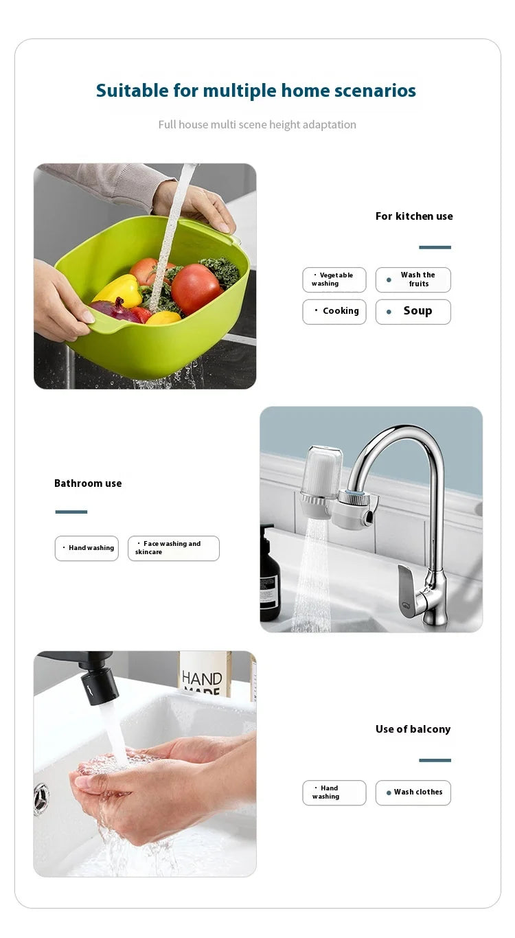 Universal Kitchen Faucet Water Purifier Tap Filter