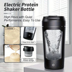 Electric Protein Shaker Bottle for Fitness and Gym