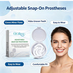 Adjustable Snap-On Dentures for Instant Smile Makeover