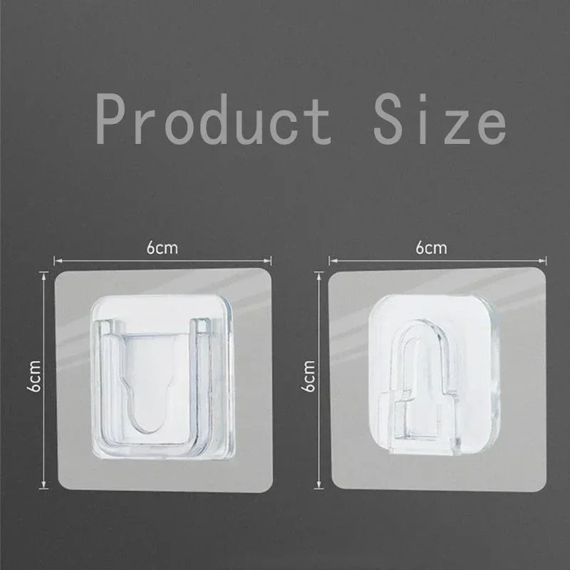 Double-Sided Adhesive Wall Hooks for Storage