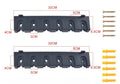 Wall Mounted Horizontal Fishing Rod Storage Rack