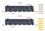 Wall Mounted Horizontal Fishing Rod Storage Rack