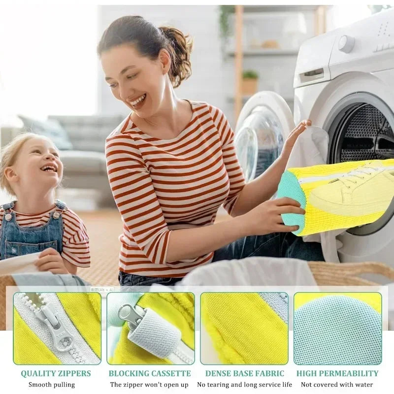 Protective Shoe Laundry Bag for Washing Machines - 4