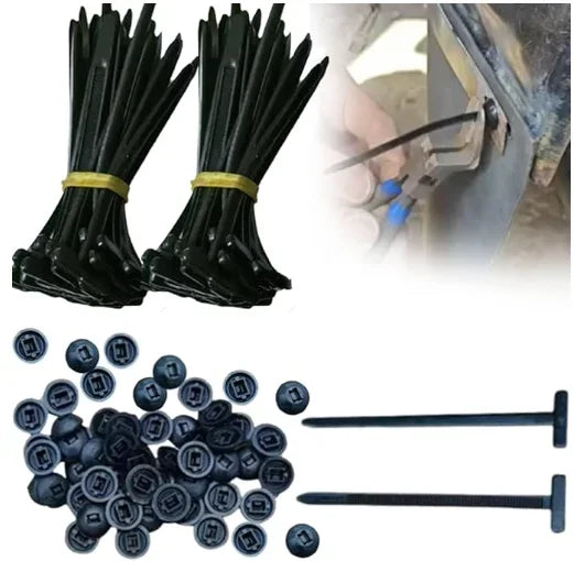 Heavy Duty Nylon Universal Cable Tie Buckle Set