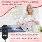 USB Heated Cat Plush Pillow with 5 Heat Settings and Timer