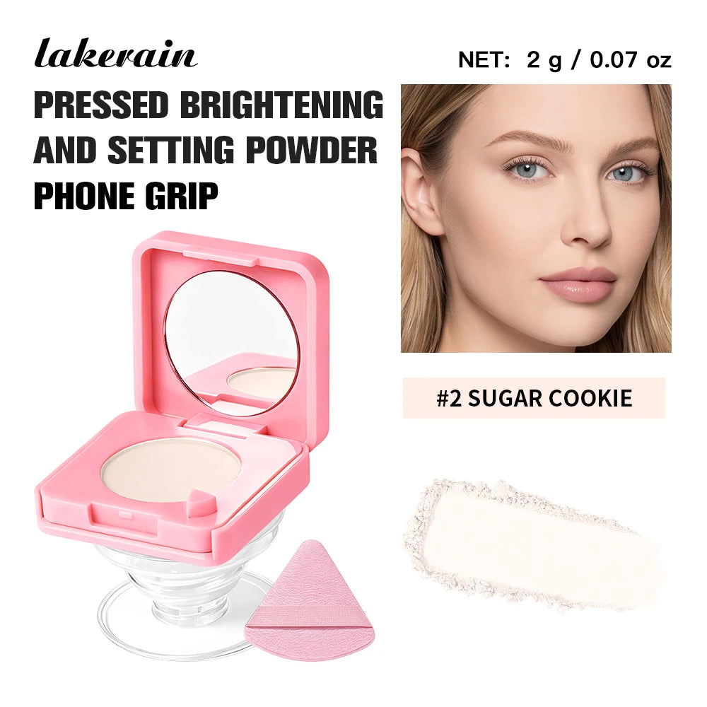 Oil-Control Pressed Setting Powder with Mirror and Phone Grip