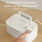 Portable Baby Wipe Warmer with LED Temperature Display