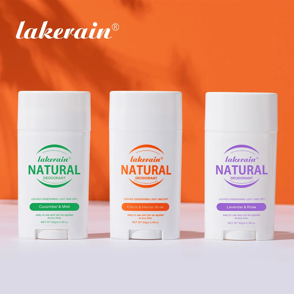 Natural Long-Lasting Solid Deodorant Stick for Freshness