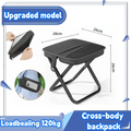Portable Folding Stool for Camping, Hiking and Outdoor Travel