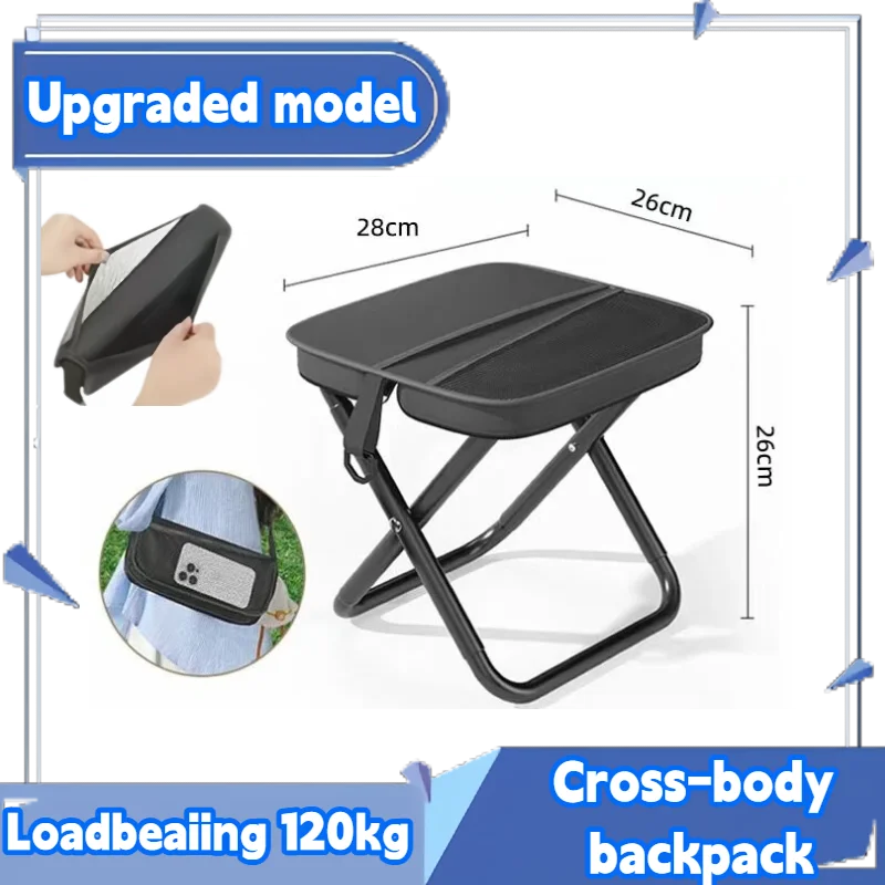 Portable Folding Stool for Camping, Hiking and Outdoor Travel
