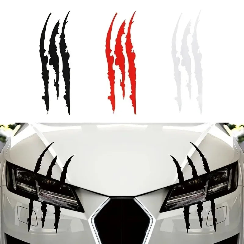 Ghost Claw Car Headlight Decal Sticker