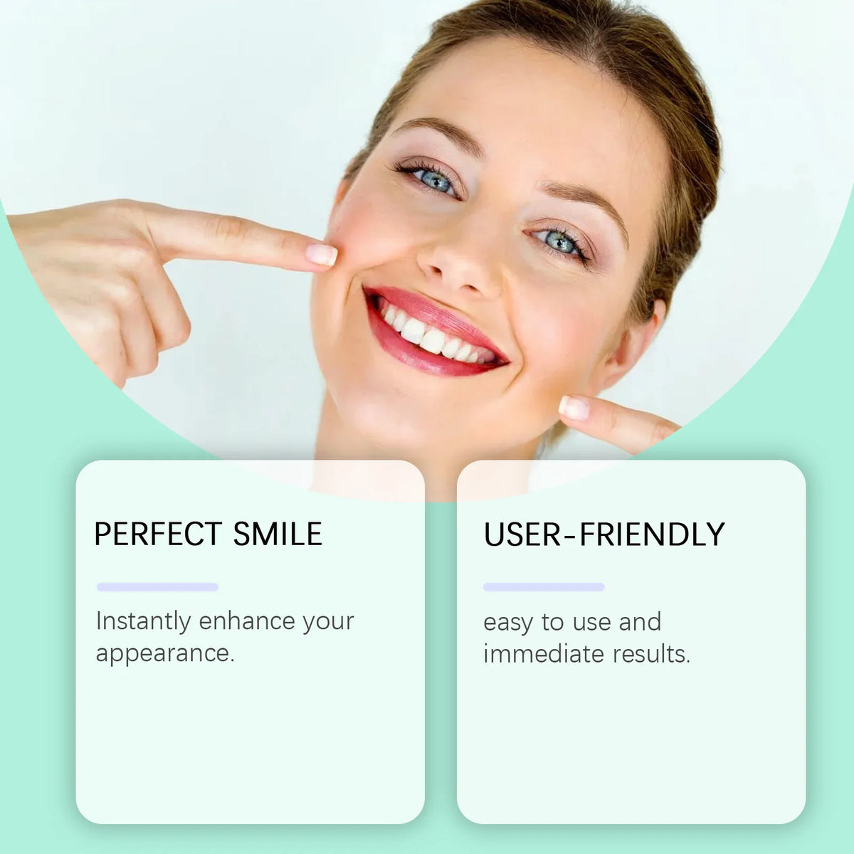 Flexible Silicone Denture Set for Instant Smile Transformation